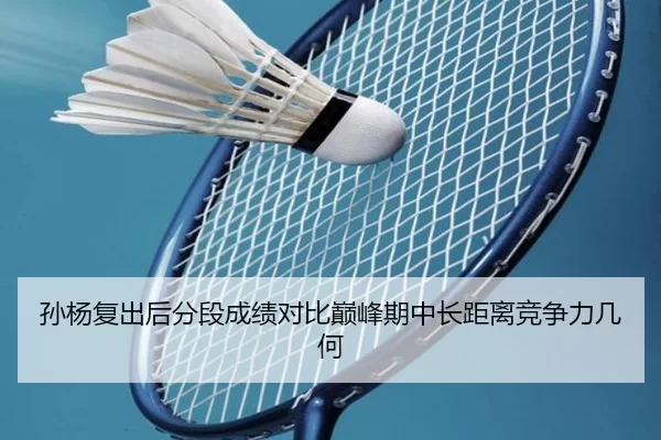 孙杨复出后分段成绩对比巅峰期中长距离竞争力几何