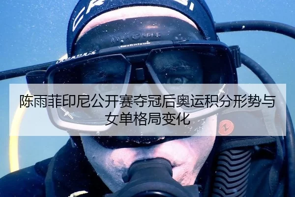 陈雨菲印尼公开赛夺冠后奥运积分形势与女单格局变化